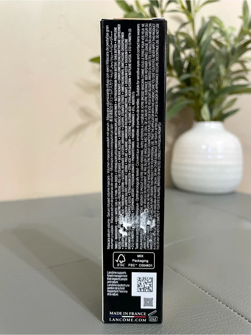Lancome Le 8 Hypnose Serum Infused Volumizing Mascara 01 Noir Sculptural 0.27Oz